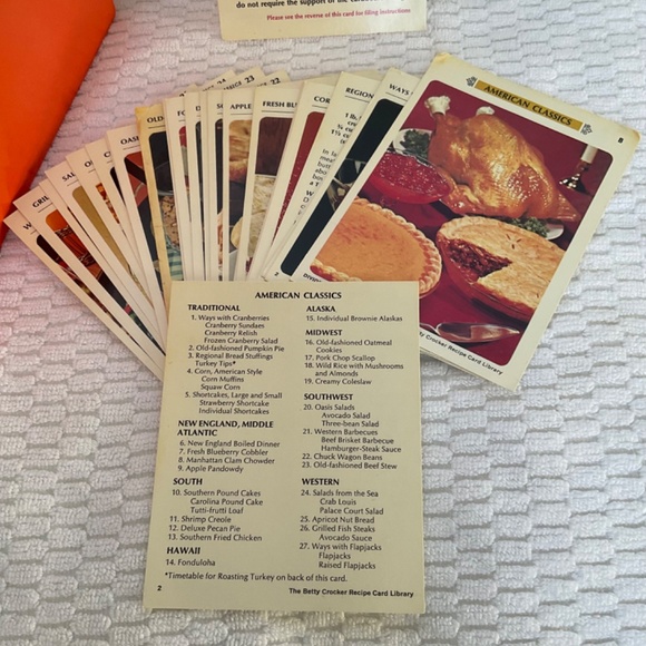 Vintage Betty Crocker Recipe Card Library by General Mills 1971 - Starter Set - Picture 12 of 16
